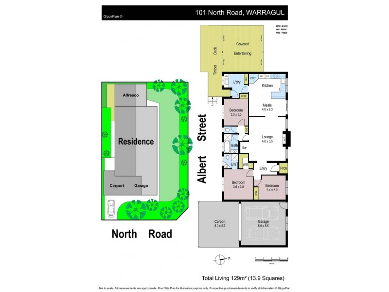 101 North Road, Warragul VIC 3820 Floorplan