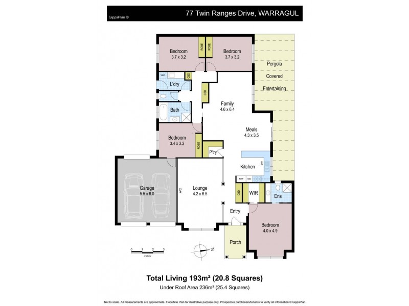 77 Twin Ranges Drive, Warragul VIC 3820 Floorplan