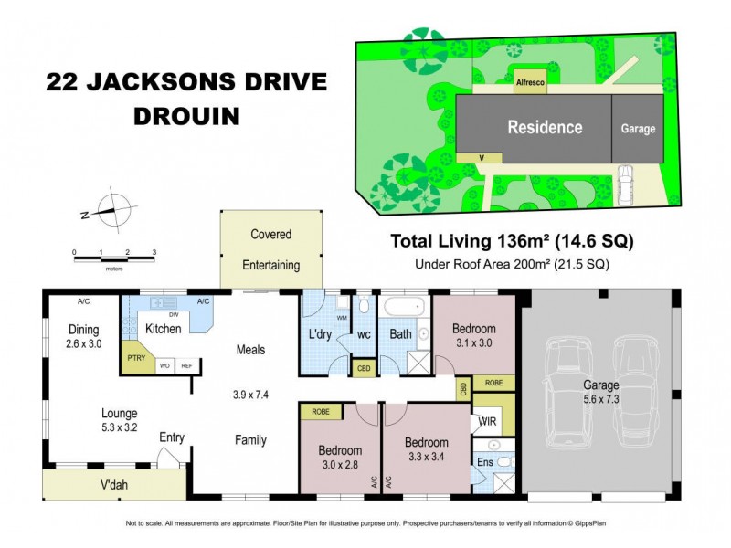 22 Jackson Drive, Drouin VIC 3818 Floorplan