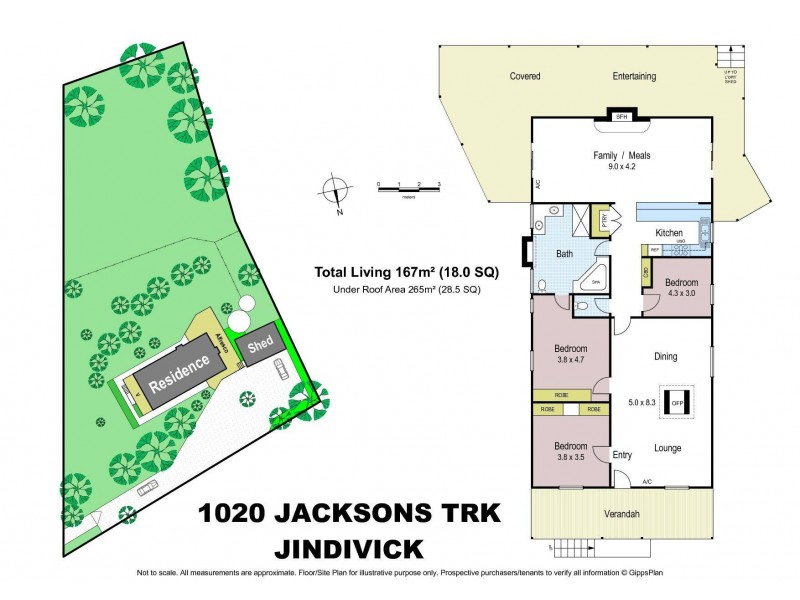 1020 Jacksons Track, Jindivick VIC 3818 Floorplan