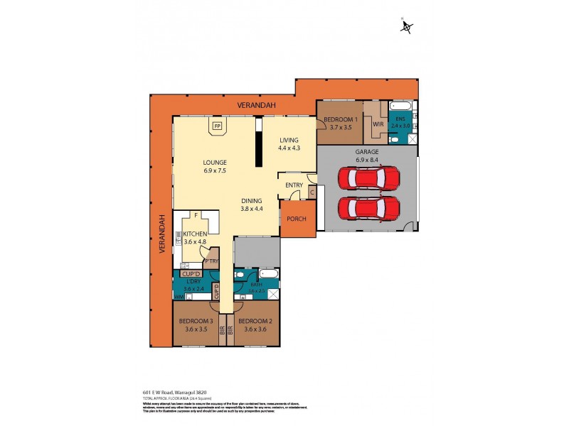 601 East West Road, Warragul VIC 3820 Floorplan
