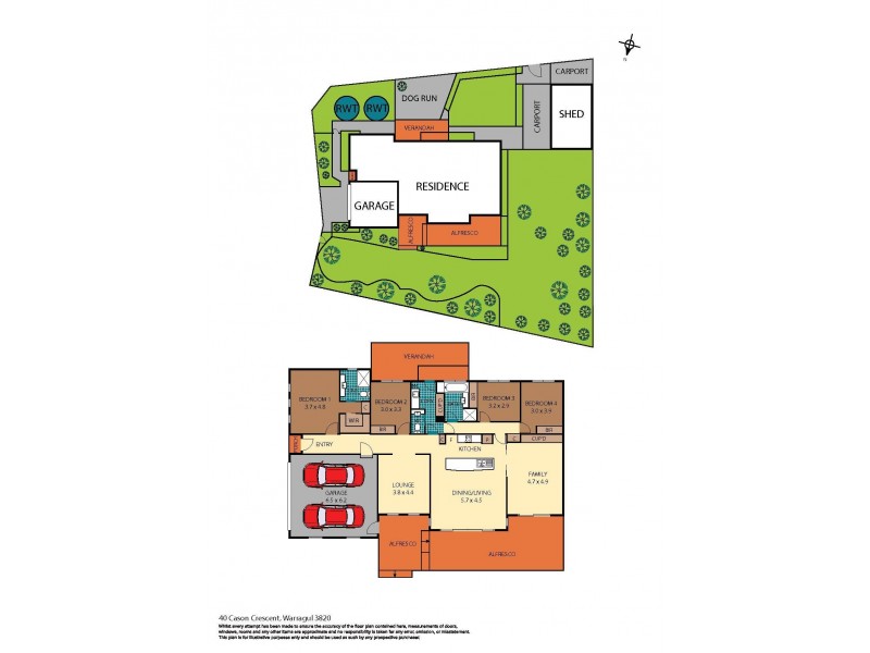40 Cason Crescent, Warragul VIC 3820 Floorplan