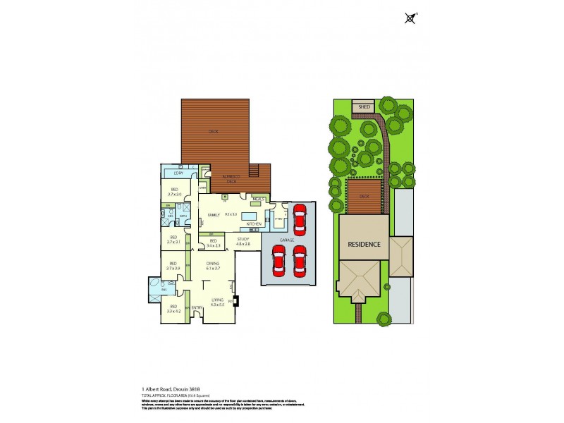 1 Albert Road, Drouin VIC 3818 Floorplan