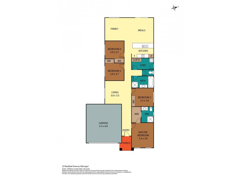 22 Redleaf Avenue, Warragul VIC 3820 Floorplan