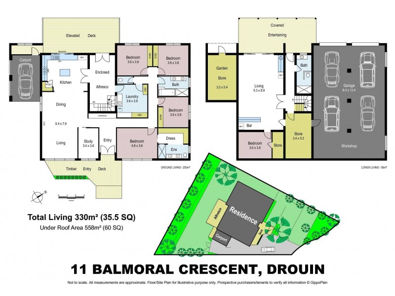 11 Balmoral Crescent, Drouin VIC 3818 Floorplan