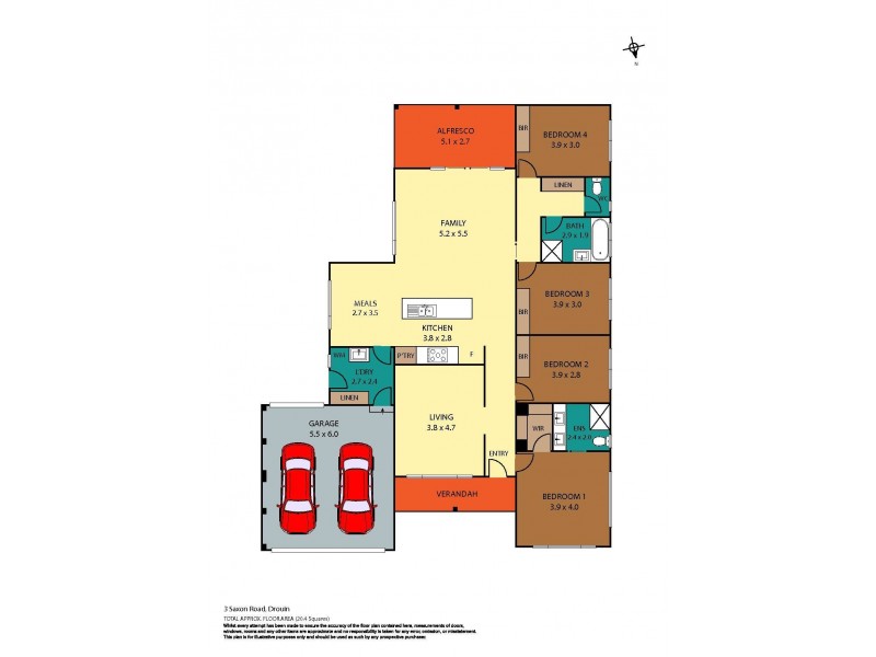 3 Saxon Road, Drouin VIC 3818 Floorplan