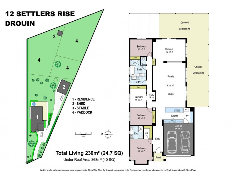 12 Settlers Rise, Drouin VIC 3818 Floorplan