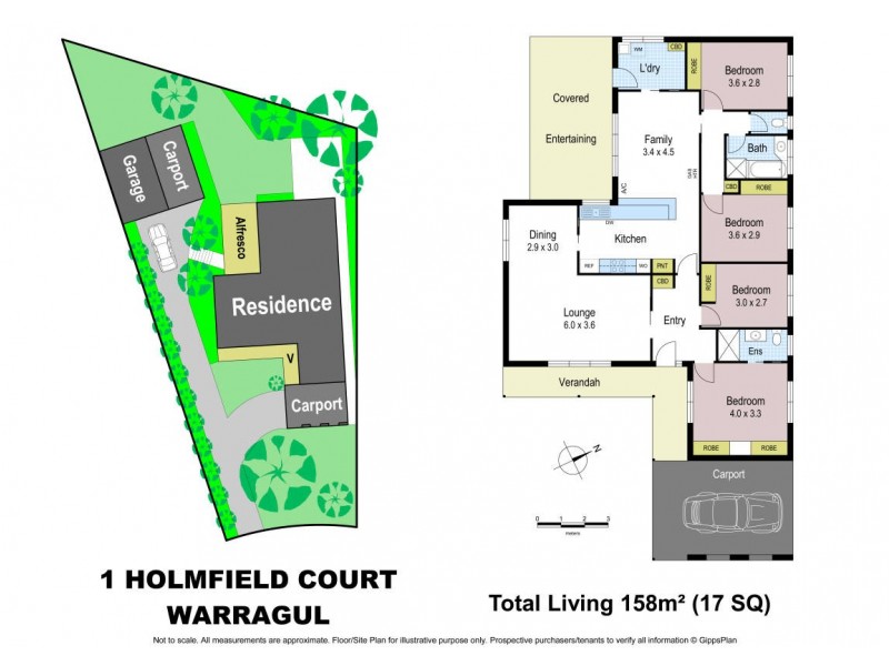 1 Holmfield Court, Warragul VIC 3820 Floorplan