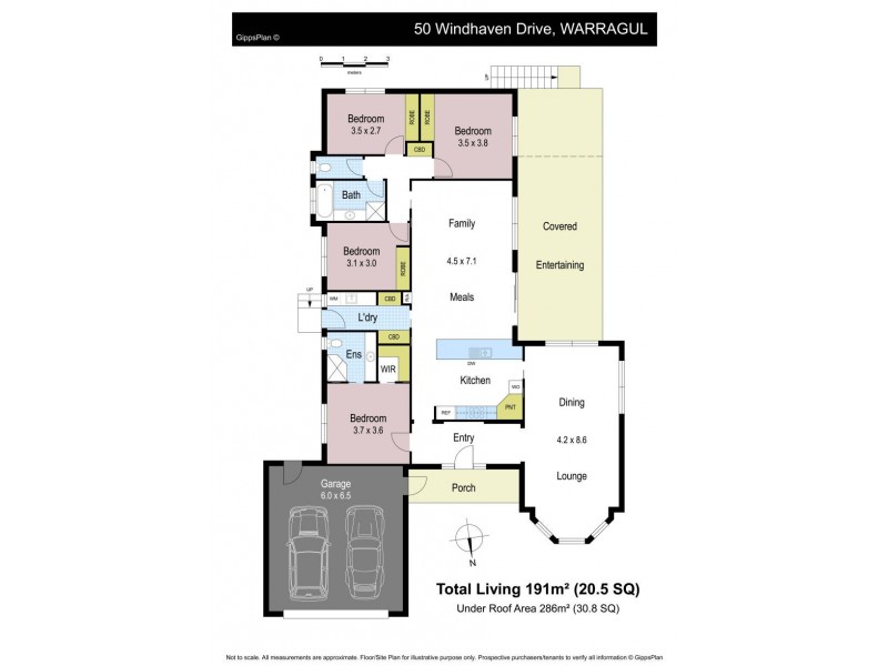 50 Windhaven Drive, Warragul VIC 3820 Floorplan