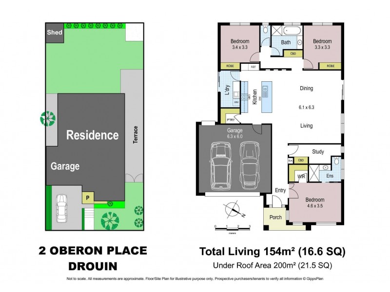 2 Oberon Place, Drouin VIC 3818 Floorplan