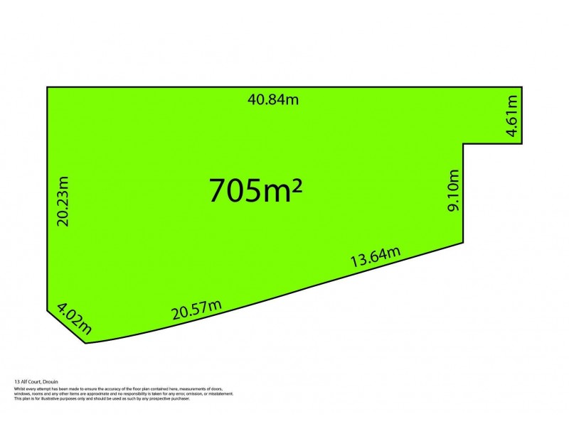 13 Alf Court, Drouin VIC 3818 Floorplan