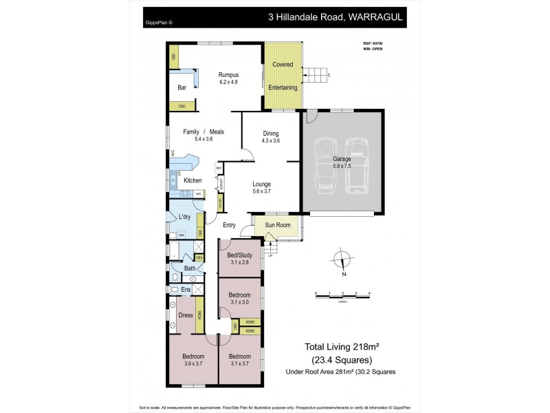 3 Hillandale Road, Warragul VIC 3820 Floorplan