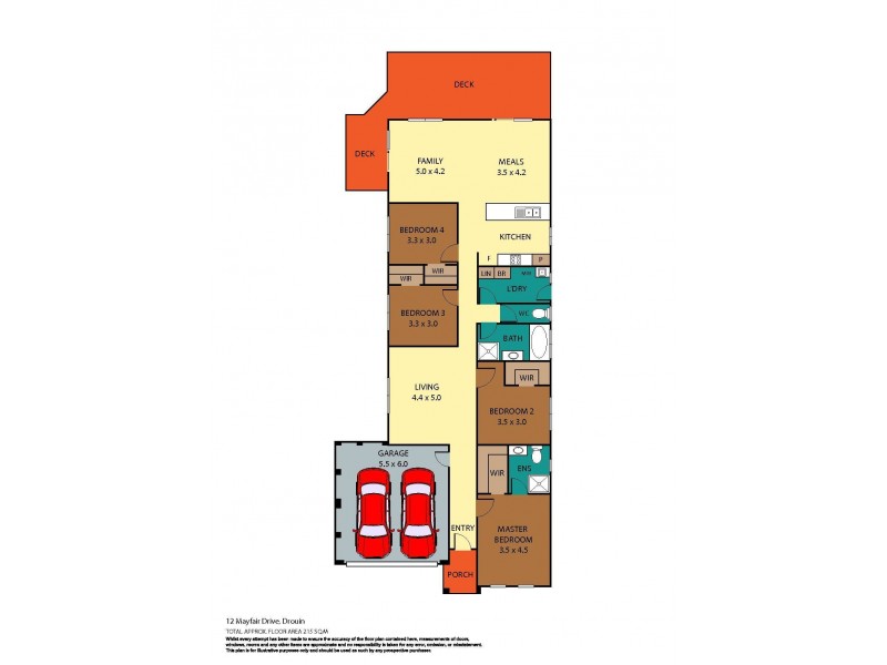 12 Mayfair Drive, Drouin VIC 3818 Floorplan