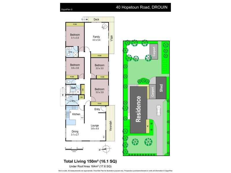 40 Hopetoun Road, Drouin VIC 3818 Floorplan