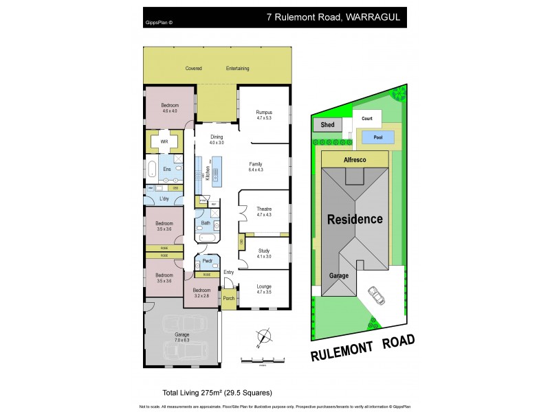 7 Rulemount Road, Warragul VIC 3820 Floorplan