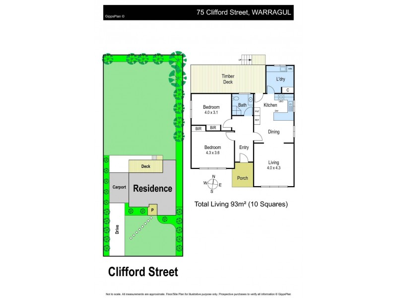 75 Clifford Street, Warragul VIC 3820 Floorplan