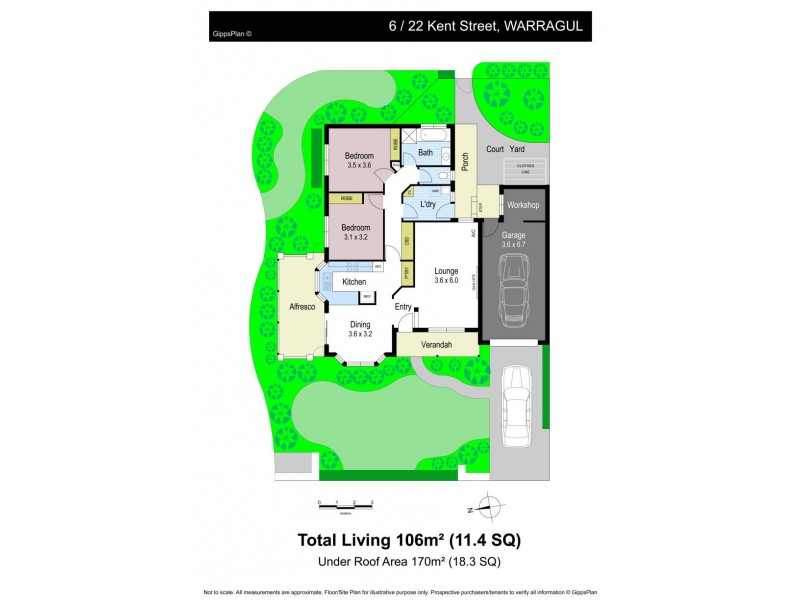 6/22 Kent Street, Warragul VIC 3820 Floorplan