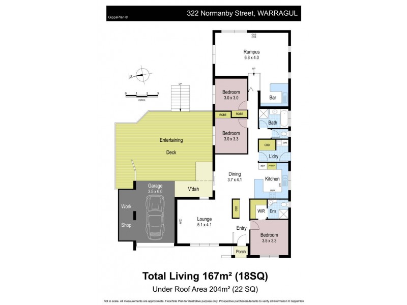 322 Normanby Street, Warragul VIC 3820 Floorplan