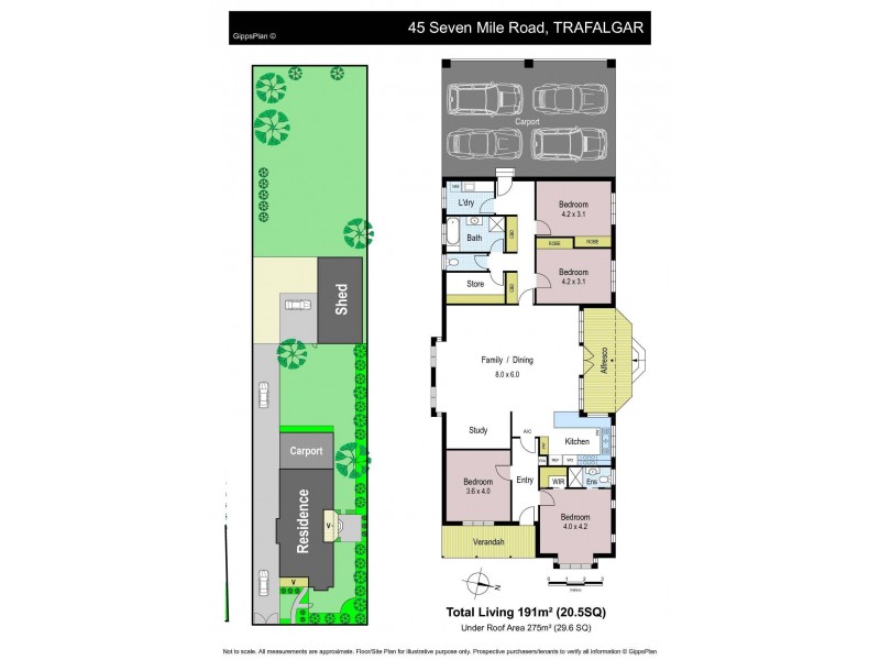 45 Seven Mile Road, Trafalgar VIC 3824 Floorplan
