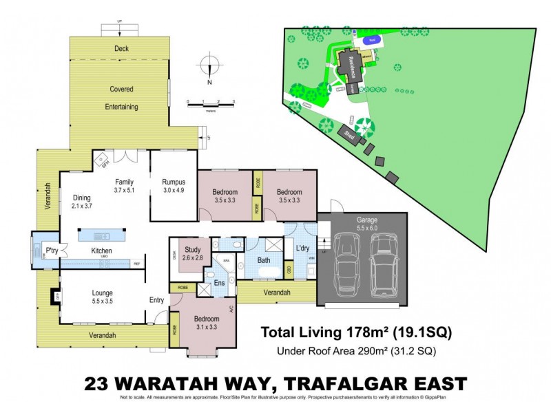 23 Waratah Way, Trafalgar East VIC 3824 Floorplan