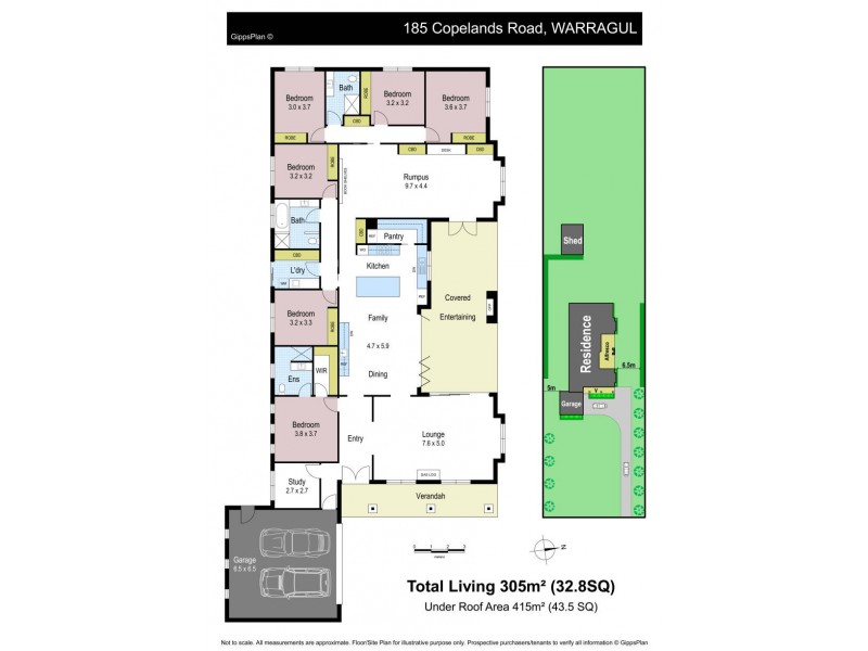 185 Copelands Road, Warragul VIC 3820 Floorplan