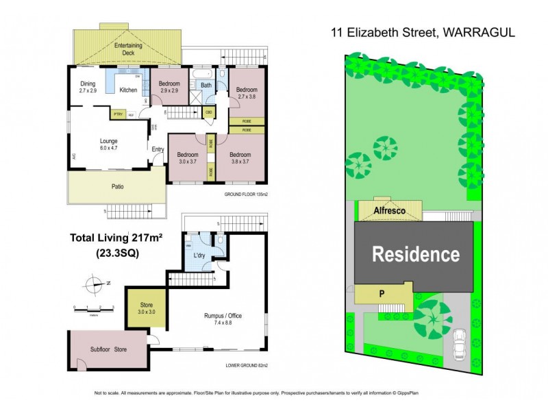 11 Elizabeth Street, Warragul VIC 3820 Floorplan