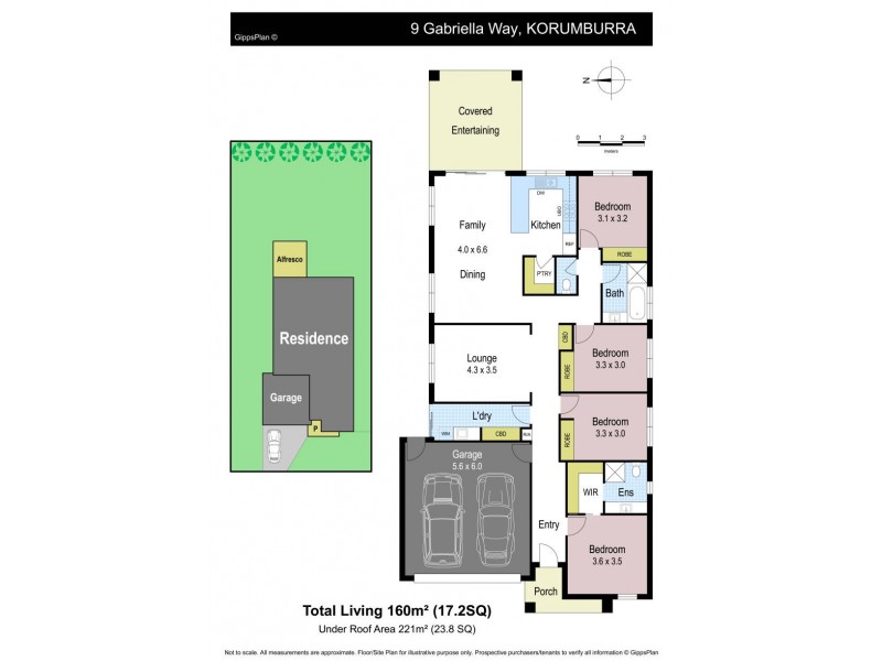 9 Gabriella Way, Korumburra VIC 3950 Floorplan