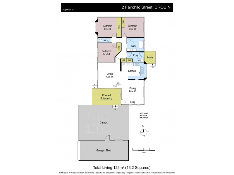 2 Fairchild Street, Drouin VIC 3818 Floorplan