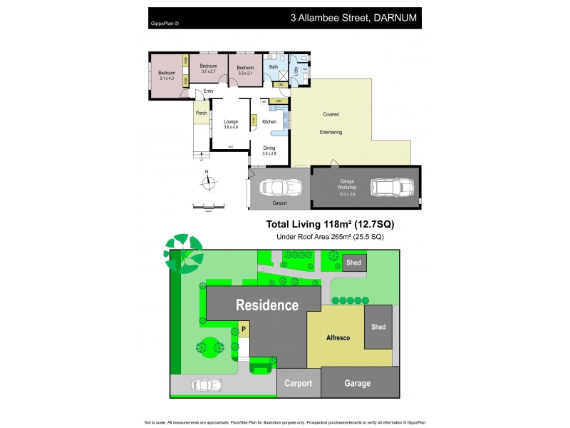3 Allambee Street, Darnum VIC 3822 Floorplan