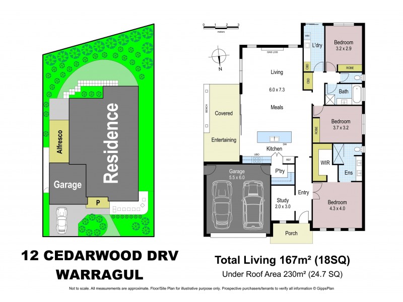 12 Cedarwood Drive, Warragul VIC 3820 Floorplan