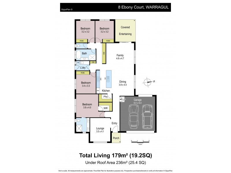 8 Ebony Court, Warragul VIC 3820 Floorplan