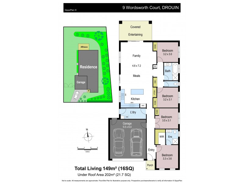 9 Wordsworth Court, Drouin VIC 3818 Floorplan