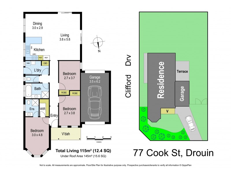 77 Cook Street, Drouin VIC 3818 Floorplan
