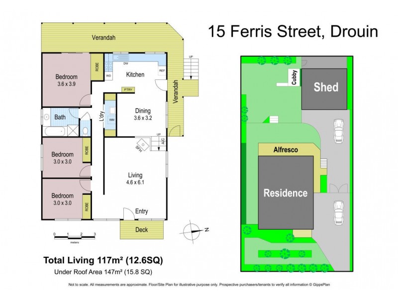 15 Ferris Street, Drouin VIC 3818 Floorplan