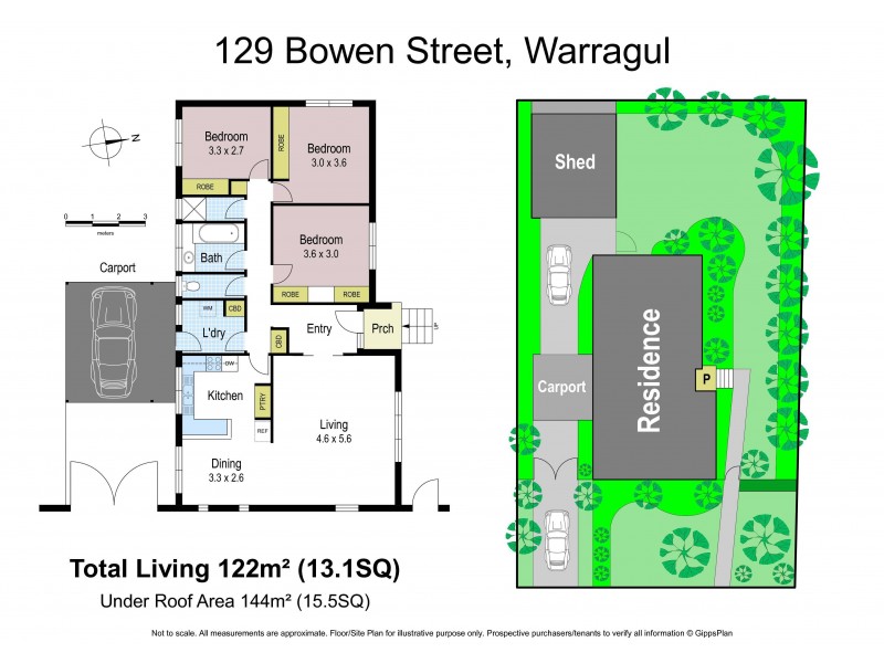 129 Bowen Street, Warragul VIC 3820 Floorplan