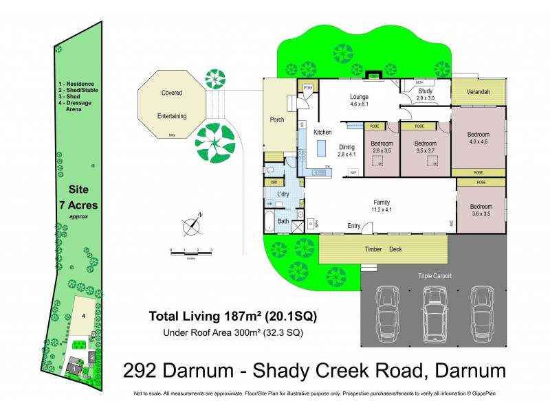 292 Darnum-Shady Creek Road, Darnum VIC 3822 Floorplan