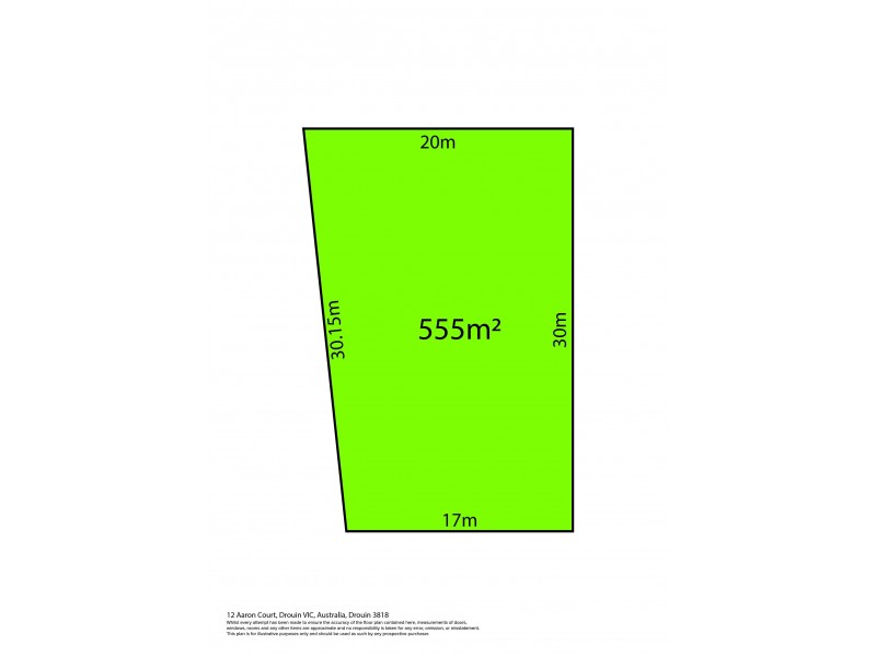 12 Aaron Court, Drouin VIC 3818 Floorplan