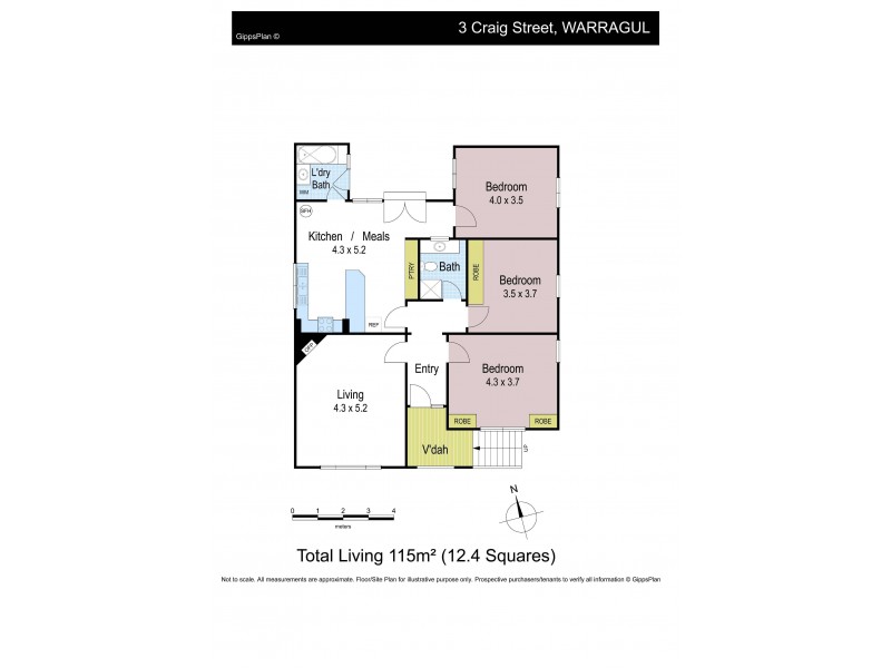 3 Craig Street, Warragul VIC 3820 Floorplan