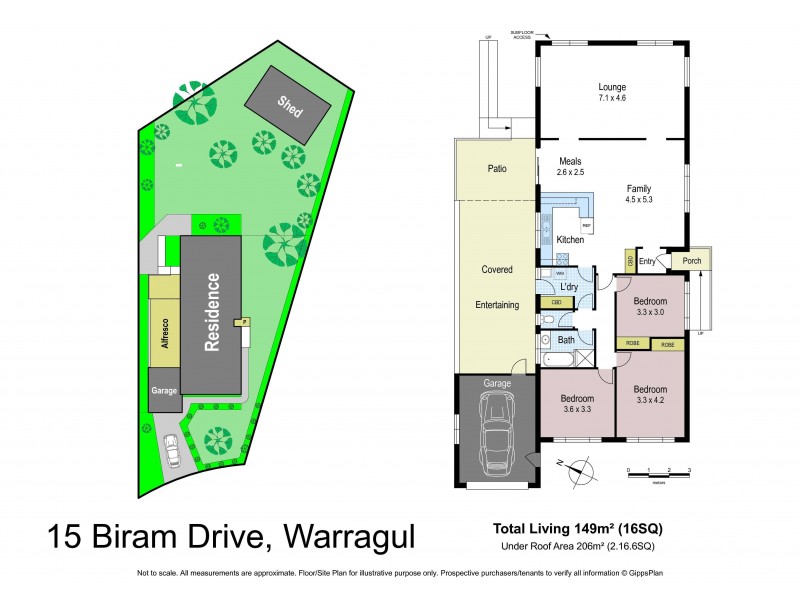 15 Biram Drive, Warragul VIC 3820 Floorplan