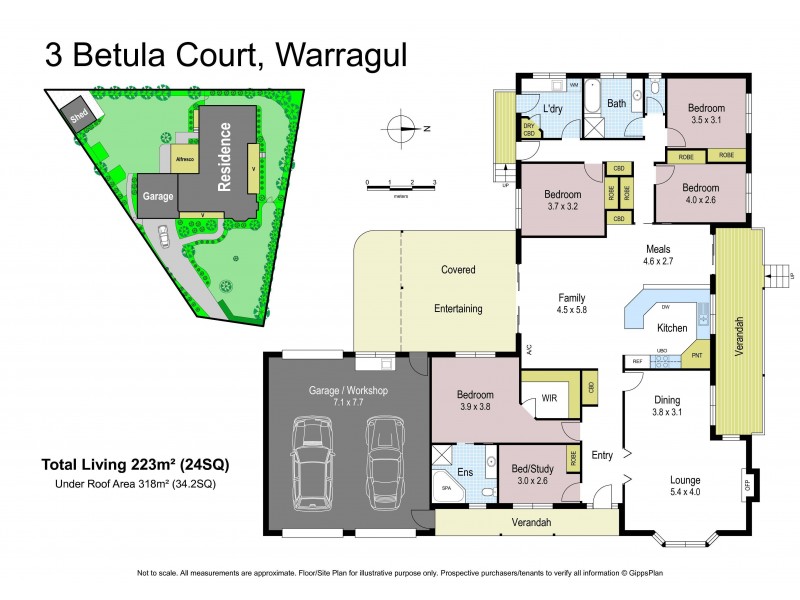 3 Betula Court, Warragul VIC 3820 Floorplan