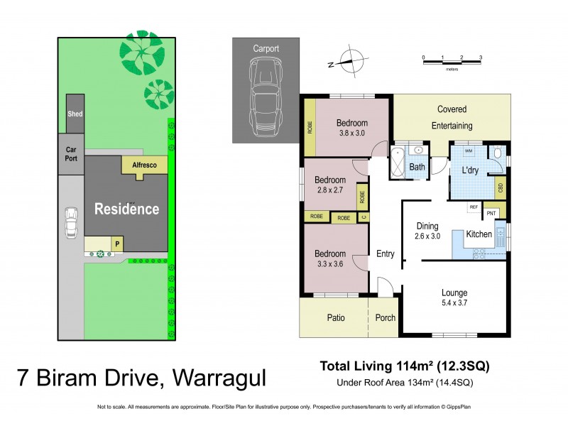7 Biram Drive, Warragul VIC 3820 Floorplan
