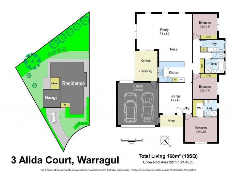 3 Alida Court, Warragul VIC 3820 Floorplan