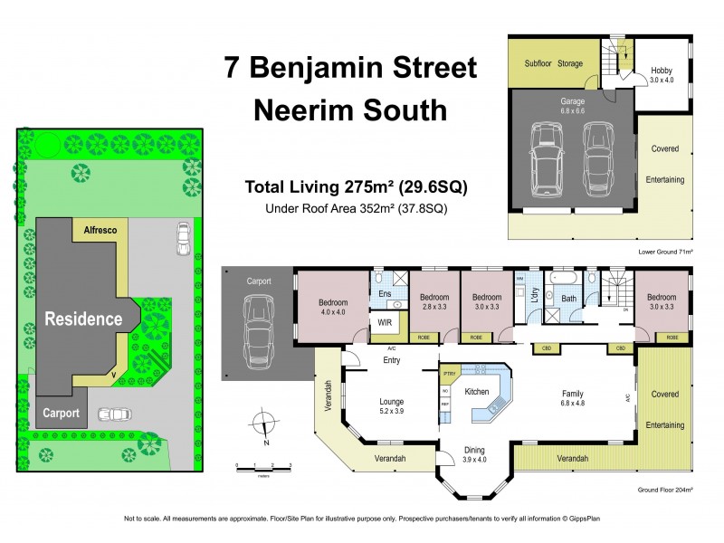 7 Benjamin Street, Neerim South VIC 3831 Floorplan