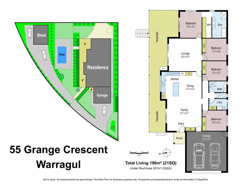 55 Grange Crescent, Warragul VIC 3820 Floorplan