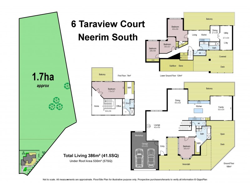 6 Taraview Court, Neerim South VIC 3831 Floorplan
