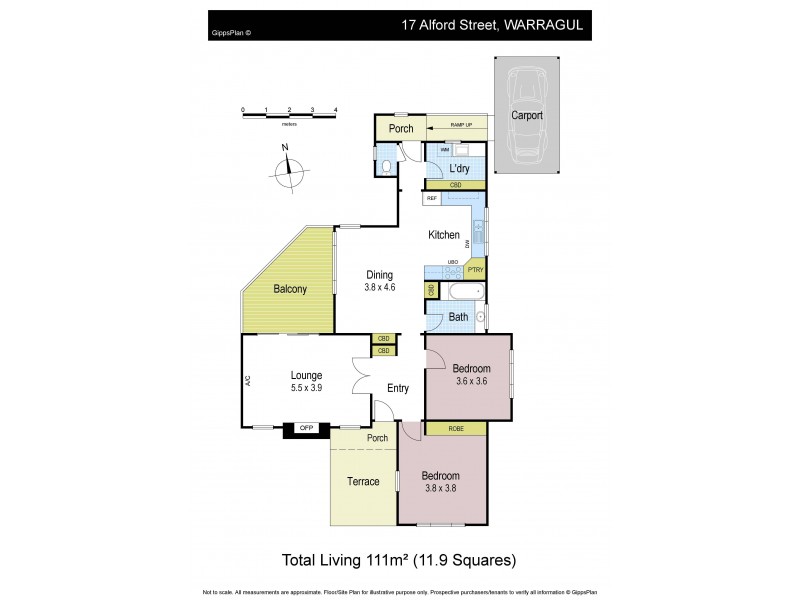 17 Alford Street, Warragul VIC 3820 Floorplan