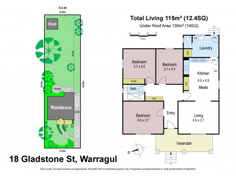 18 Gladstone Street, Warragul VIC 3820 Floorplan