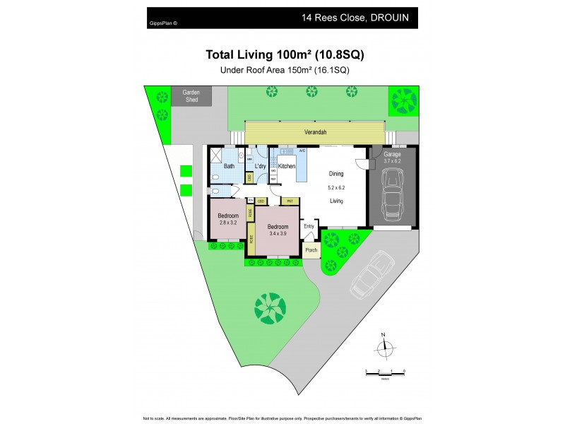 14 Rees Close, Drouin VIC 3818 Floorplan