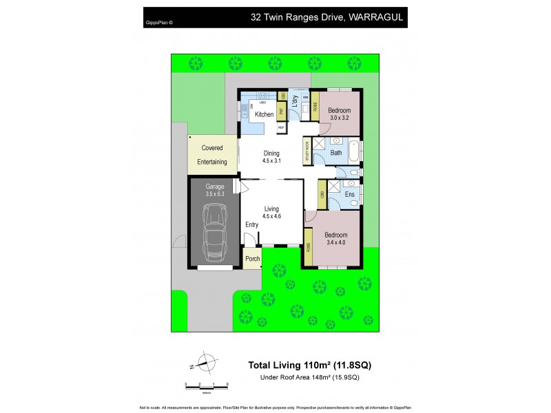 32 Twin Ranges Drive, Warragul VIC 3820 Floorplan