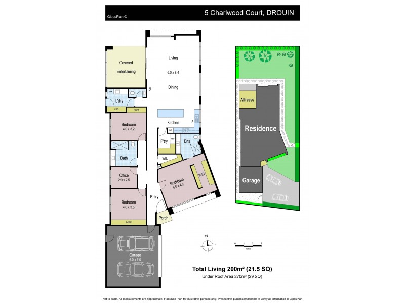 5 Charlwood Court, Drouin VIC 3818 Floorplan